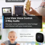 The TP-Link Tapo 1080P Indoor Security Camera for Baby Monitor. is a compact and reliable smart camera designed to help you monitor your home, baby, or pets with ease. With Full HD video, smart alerts, and remote access, it provides a simple yet effective way to stay connected to what matters most. Whether you're checking on a sleeping baby, watching your pets while you're away, or improving home security, this camera offers dependable performance and real-time monitoring directly from your smartphone.