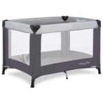 Dream On 1 Me Nest Portable Playard , Award-Winning Lightweight Travel Playpen for Baby. Quick Fold, Mesh Sides, Foldable Mattress Pad, No-Tool Assembly, Meets ASTM/CPSC Standards -Grey