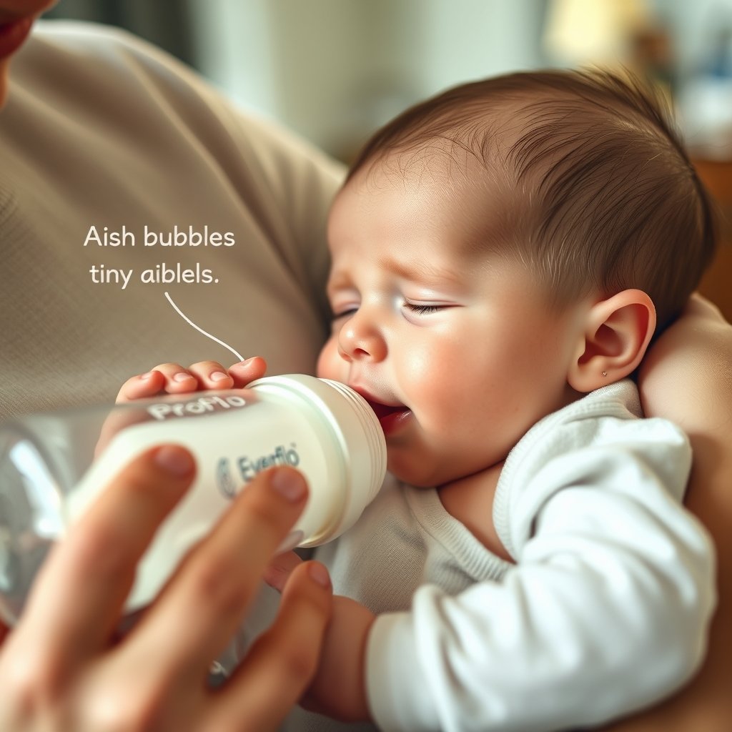 baby bottles in action