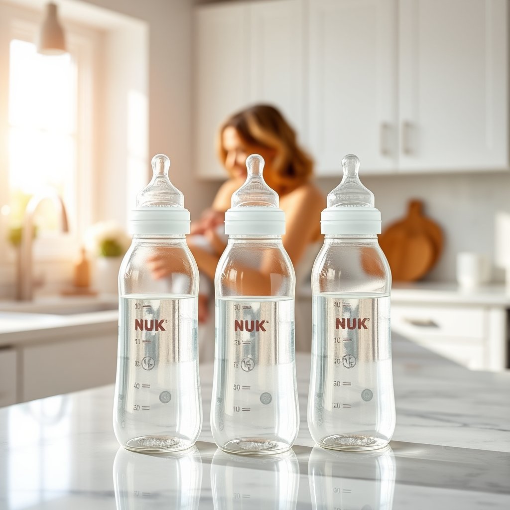 glass bottles product view