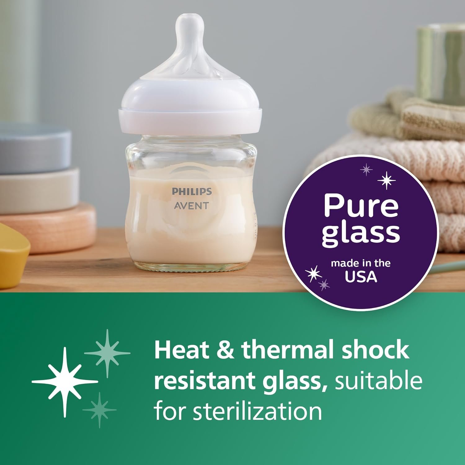 Philips Avent Natural Response Glass Baby Bottle (SCY910/04) – Honest Review from Real American & European Parents
