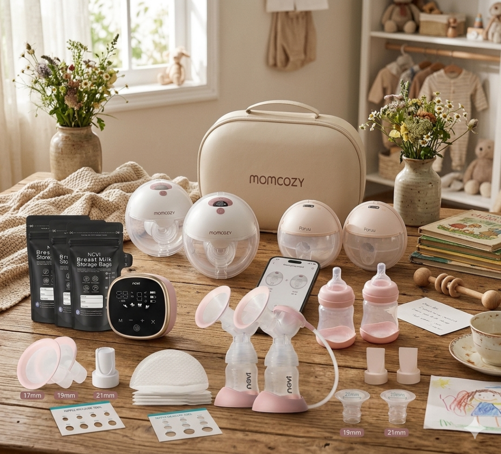 NCVI vs Momcozy M5 vs Paruu Wearable Breast Pump (2026): Honest Mom-to-Mom Comparison